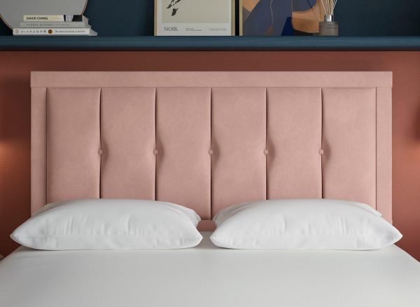 Dream Team Malham Headboard 60 Super King Pink