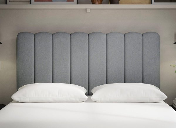 Sealy Shard Headboard   46 Double   Silver