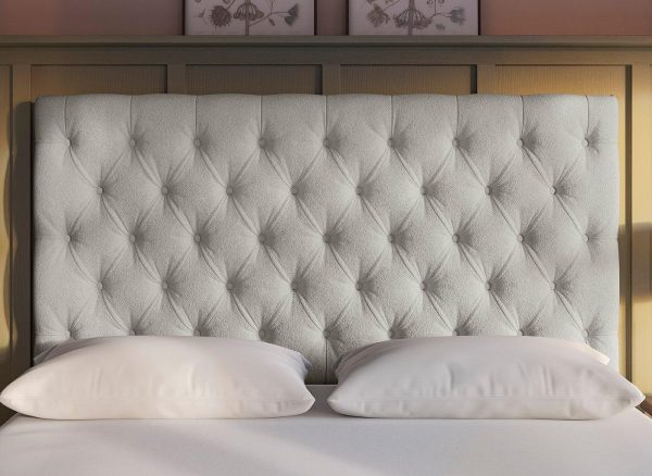 Flaxby Harrogate Headboard 60 Super King Cream