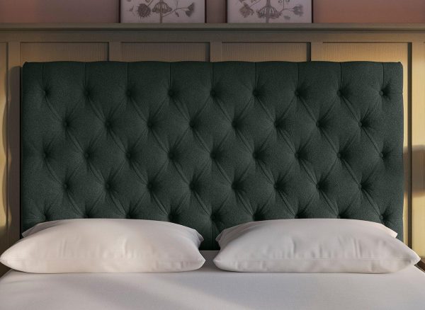 Flaxby Harrogate Headboard 46 Double Green