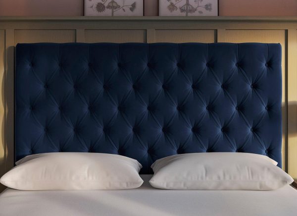 Flaxby Harrogate Headboard 46 Double Navy