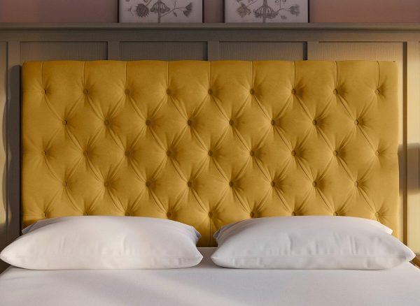 Flaxby Harrogate Headboard 30 Single Gold