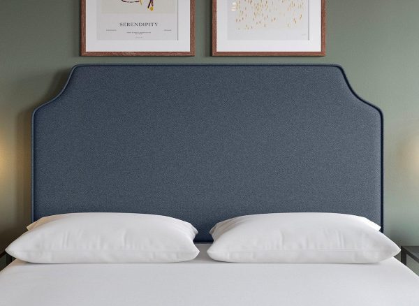 Flaxby Rainton Padded Headboard 60 Super King Blue