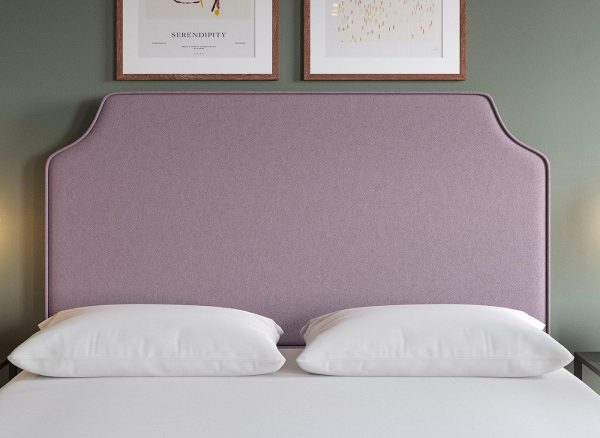 Flaxby Rainton Padded Headboard 30 Single Purple