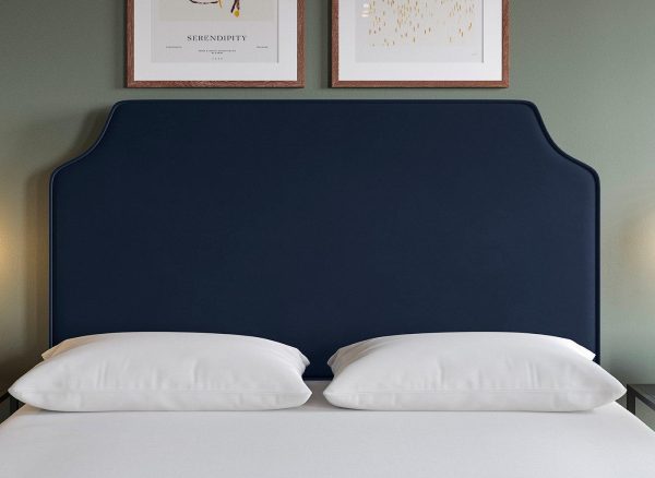 Flaxby Rainton Padded Headboard 30 Single Navy