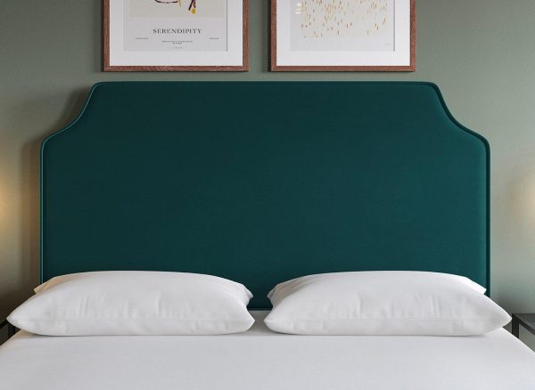 Flaxby Rainton Padded Headboard 60 Super King Green