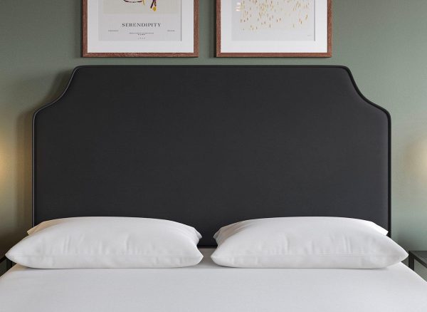 Flaxby Rainton Padded Headboard 46 Double Grey