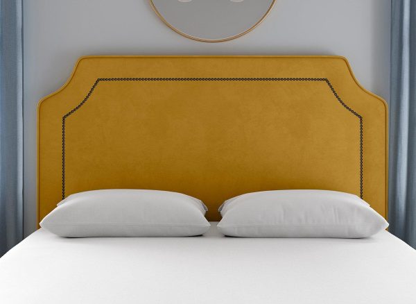 Flaxby Malton Padded Headboard 30 Single Gold