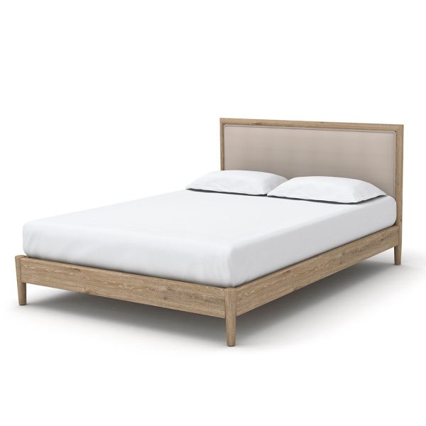 Aubrey Bed Natural Weathered Oak Double