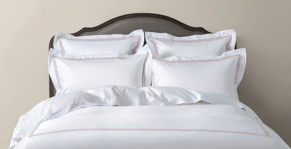 Luca Pillowcase Pillowcase Oxford Super King Blush