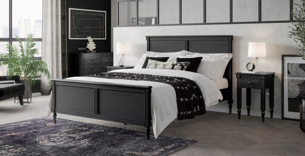 Casterton Bed Black Double