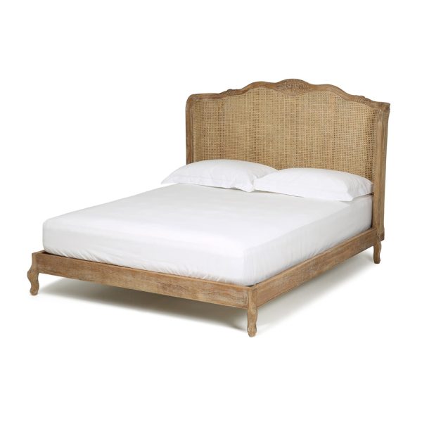 Versailles Bed Weathered Oak Super King