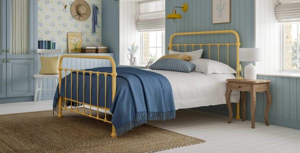 Oliver Bed King Tuscan Yellow