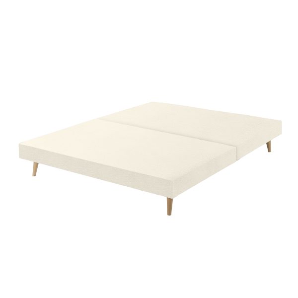 Harrison Spinks Classic Slim Divan Base Emperor Greek Islands Chalk