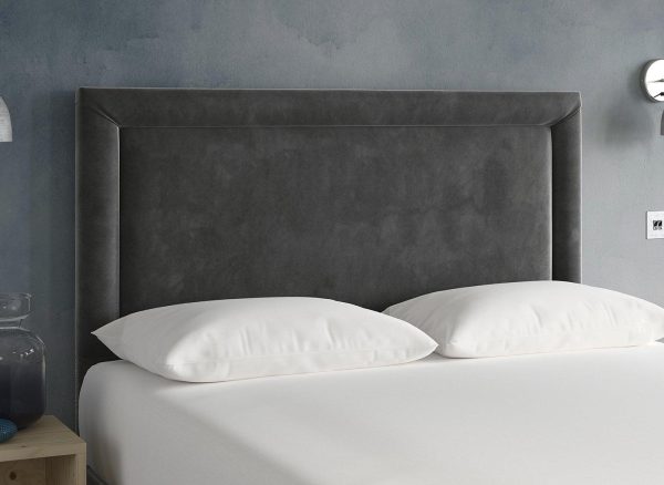 Signature Hatton Headboard 46 Double Grey