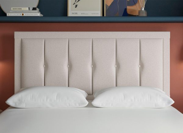 Dream Team Malham Headboard 40 Small Double Cream