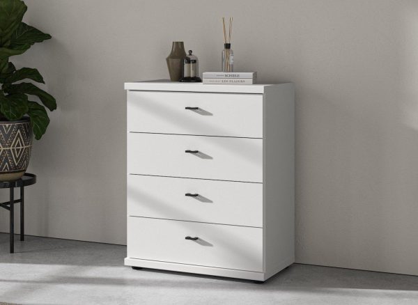 Roberts 4 Drawer Chest White