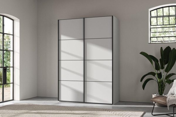 Roberts Small 2 Door Wardrobe White