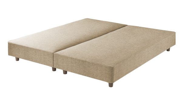 Harrison Spinks Premium Shallow Divan Base Single Herringbone Cotton