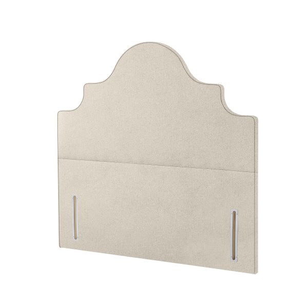 Harrison Spinks Classic Mantel Headboard King Mole Pebble