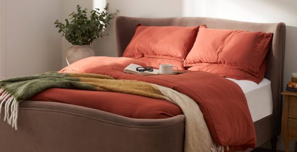 Natural Collection Bed Linen Set Rust King