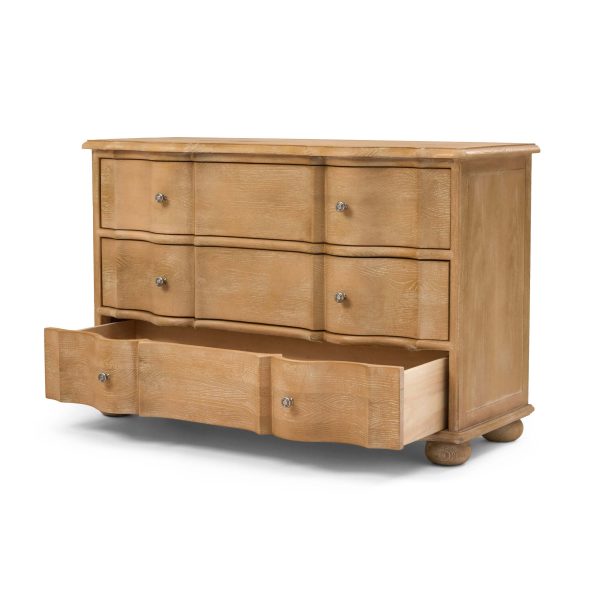 Emporium Grande 3 Drawer Chest Weathered Oak