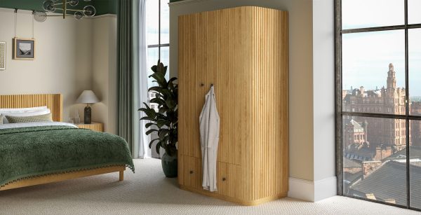 Jacob Wardrobe Natural Wood