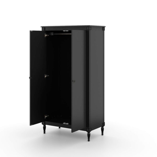 Casterton Wardrobe Black