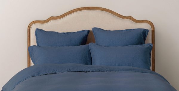 Camille Pillowcase Oxford Standard Navy