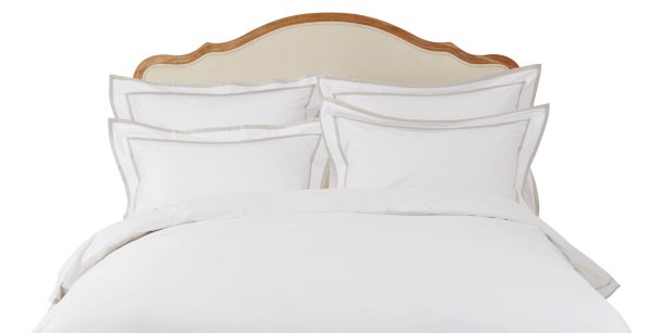 Capri Pillowcase Pillowcase Oxford Standard WhiteOyster