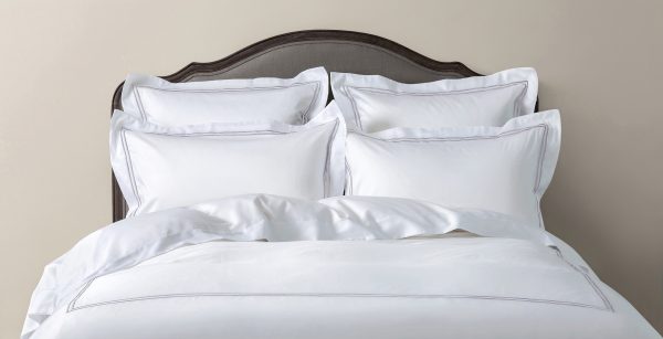 Luca Pillowcase Oxford Super King Steel