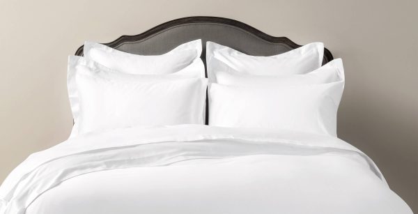 Luxury Plain Pillowcase Pillowcase Oxford Standard White