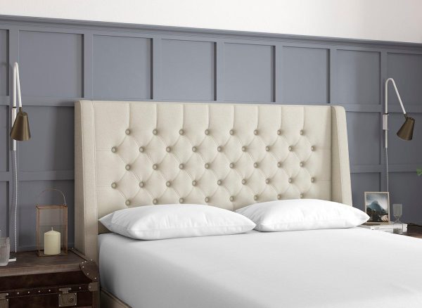 TheraPur Buckler Headboard 30 Single Cream