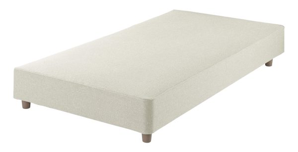 Harrison Spinks Classic Shallow Divan Base   Greek Islands Chalk Single