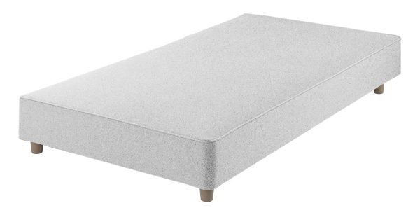 Harrison Spinks Classic Shallow Divan Base   Rustika Pale Grey Single