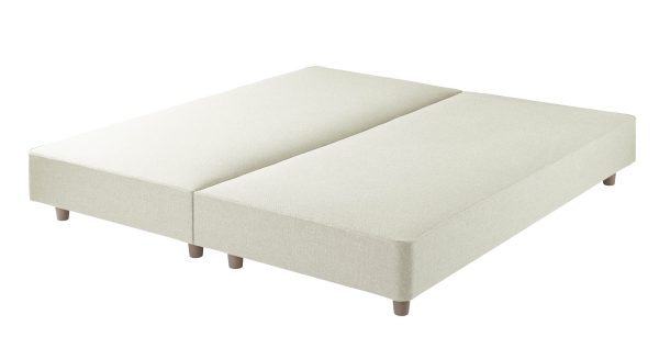 Harrison Spinks Classic Shallow Divan Base Greek Islands Chalk Double