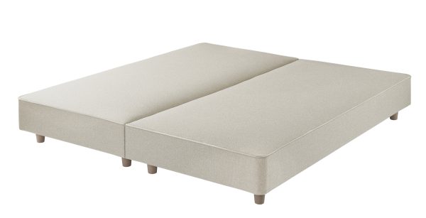 Harrison Spinks Classic Shallow Divan Base Mole Pebble Double