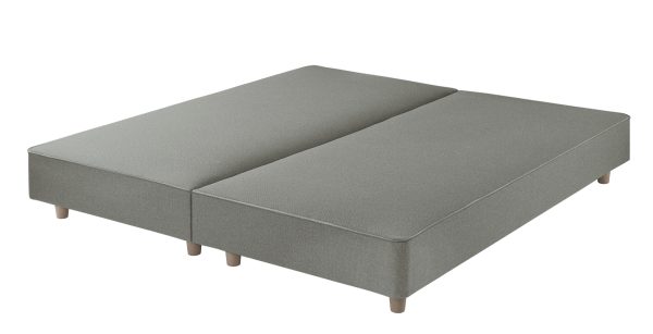 Harrison Spinks Classic Shallow Divan Base Mole Mercury Double