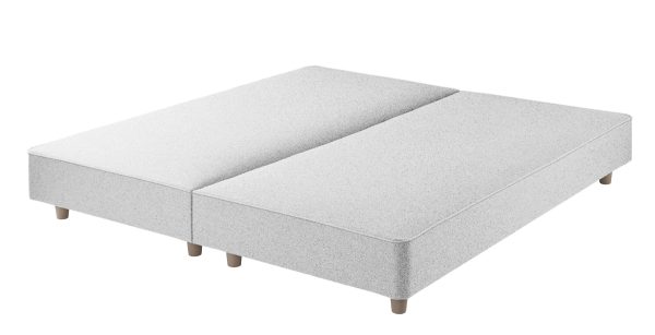 Harrison Spinks Classic Shallow Divan Base Rustika Pale Grey King