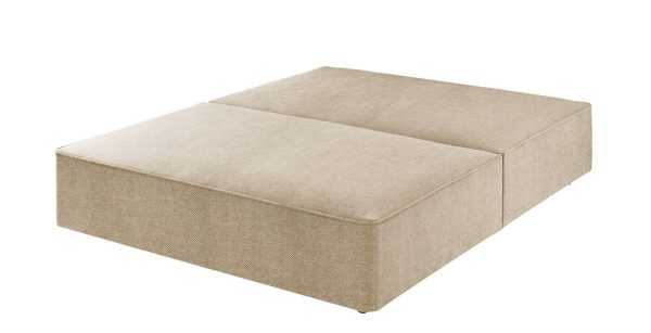 Harrison Spinks Premium Divan Base Herringbone Cotton No Drawers Single