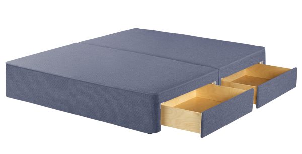 Harrison Spinks Premium Divan Base Empire Denim 4 Drawers King