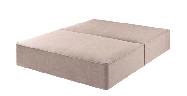 Harrison Spinks Classic Divan Base Mole Camel No Drawers Double