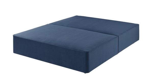 Harrison Spinks Classic Divan Base Seven Navy No Drawers Small Double