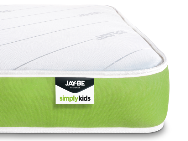 Jay Be Simply Kids Anti Allergy Foam Free Sprung European Single Kids Mattress