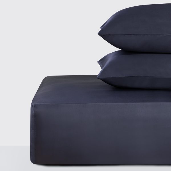 800 thread Count Egyptian Cotton Grand Splendour LUXE Fitted Sheet Sateen Graphite Grey King Deep Fit Graphite Grey