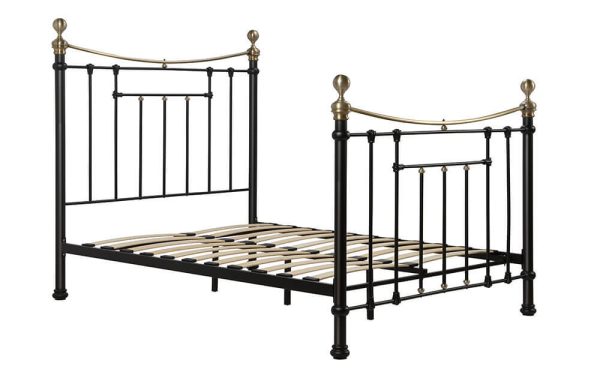 Birlea Bronte Metal Bed Frame King Size Cream |