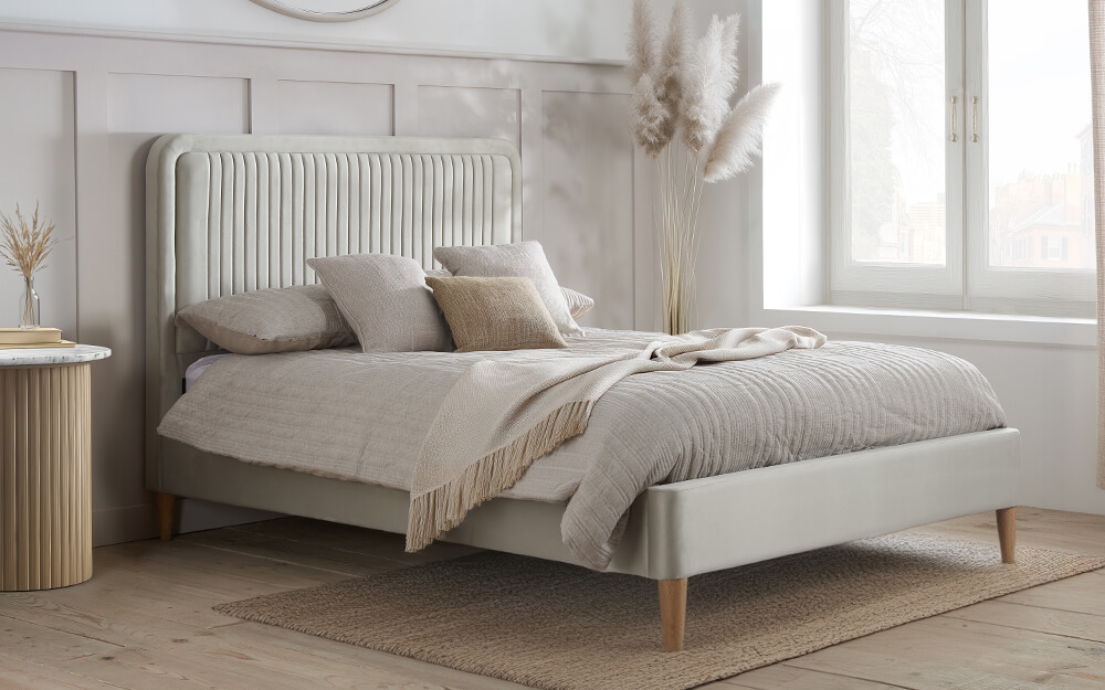 Novo Tallulah Fabric Bed Frame King Size