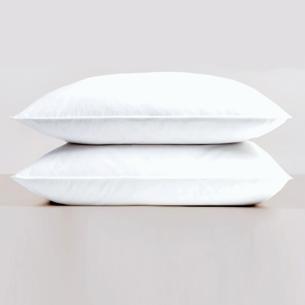 Luxury Vegan Down Hypoallergenic Pillow 1 Pair Super King MediumFirm