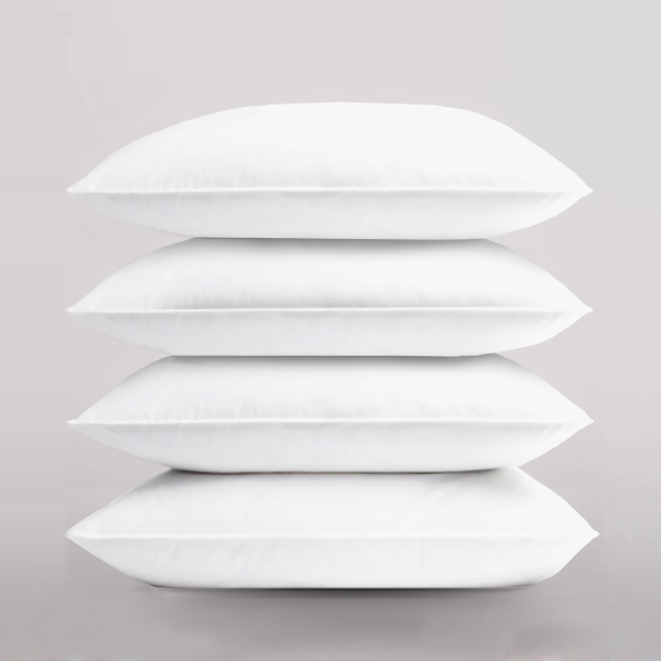 Luxury Vegan Down Hypoallergenic Pillow 2 Pair Standard MediumFirm