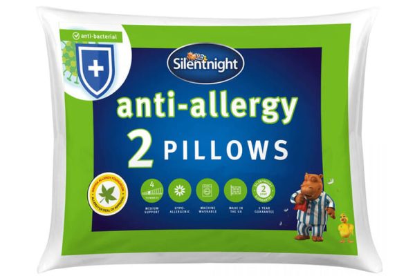 Silentnight Anti Allergy Pillow Twin Pack Pillow